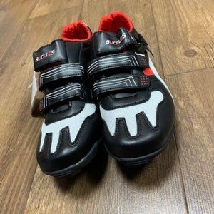 BUCKLOS Mountain Bike Shoes - Men MTB Cycling Shoes , Spd Indoor Cycling Shoes B